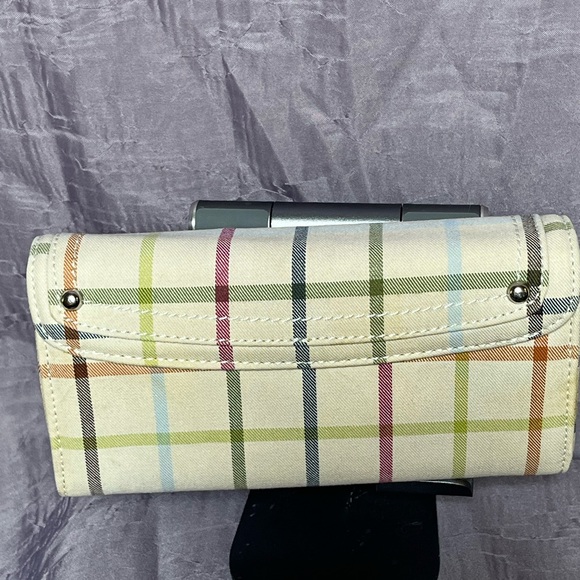 Coach Tattersall Clutch Wallet - Picture 2 of 6